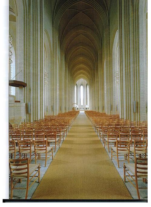 アンティーク　デンマーク　教会椅子 英国アンティーク調 チャーチチェア ボックス付 クロス マホガニー